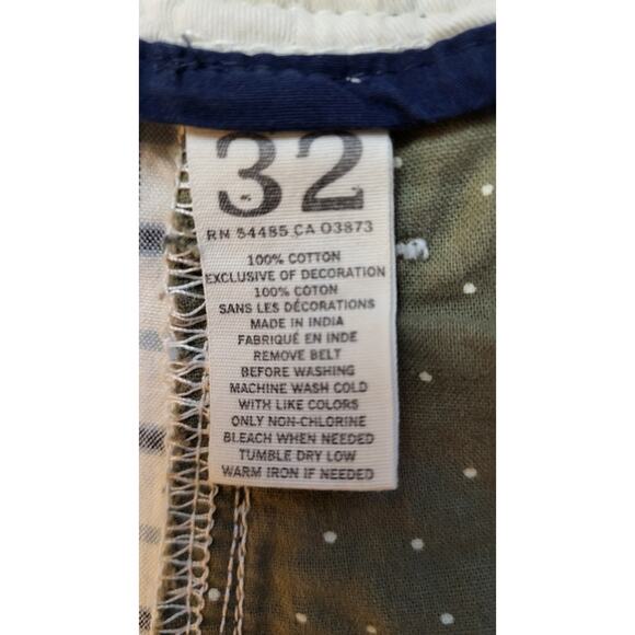 American Eagle Outfitters Shorts Men Size 32 Plaid Multi-Color Blue & Ivory - Picture 9 of 16